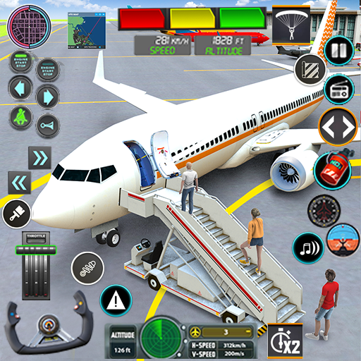 Pilot Flight Simulator Games MOD Unlimited Money 6.2.12