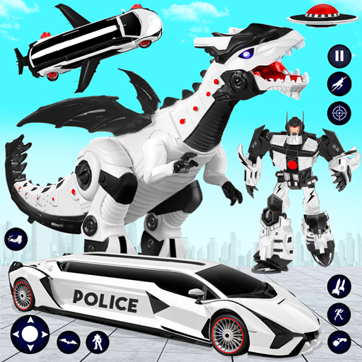 Limo Car Dino Robot Car Game MOD Unlimited Money 167