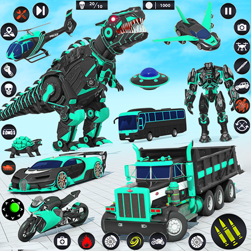 Dino Robot Car Transform Games MOD Unlimited Money 1.66
