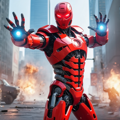 Flying Iron Robot Fighter Game MOD Unlimited Money 2.0
