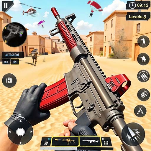 Fps Shooting Games Fire Games MOD Unlimited Money 7.7